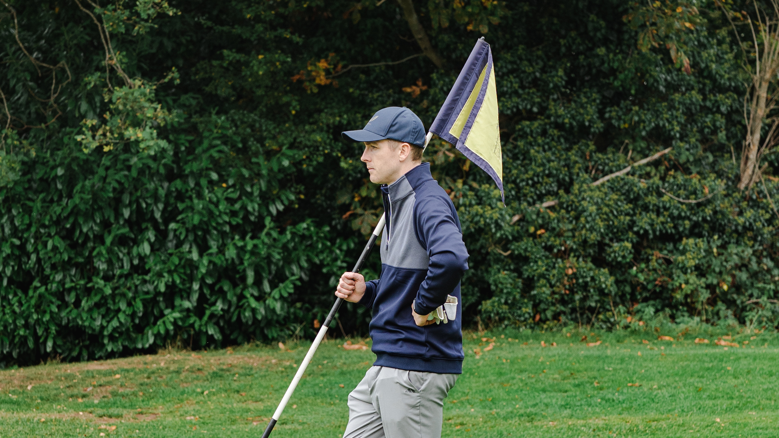 Jonny Leighfield during the Golf Monthly Autumn/Winter Test Day at The Leatherhead Club in 2025