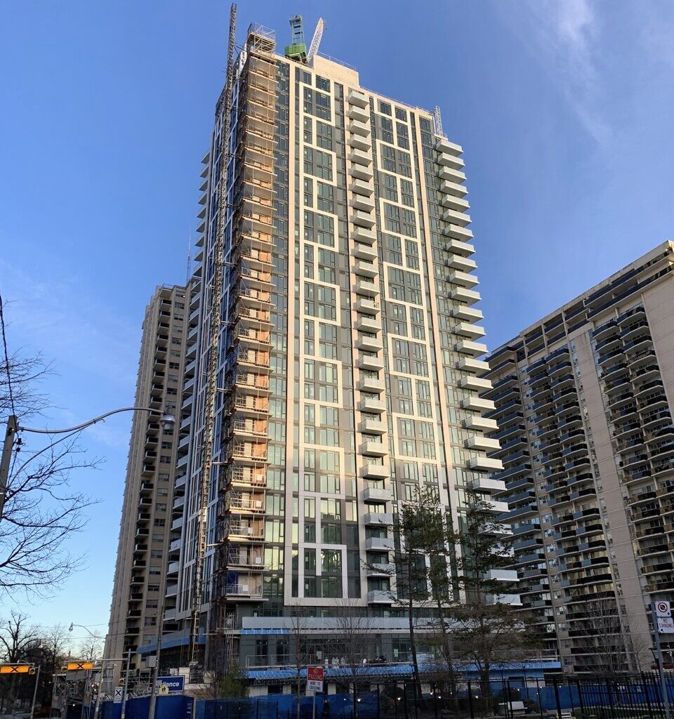 Rosehill Tower in Deer Park Topped Off as Cladding Nears Completion