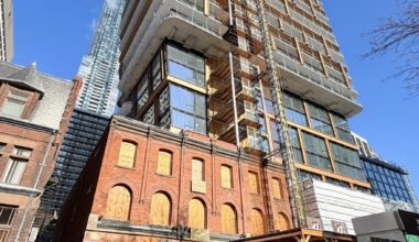 Cladding Climbs Higher as 8 Elm Advances Past Halfway Point