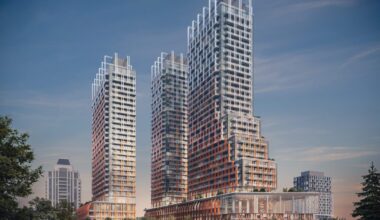 Three Towers Proposed Near Mount Joy GO in Markham