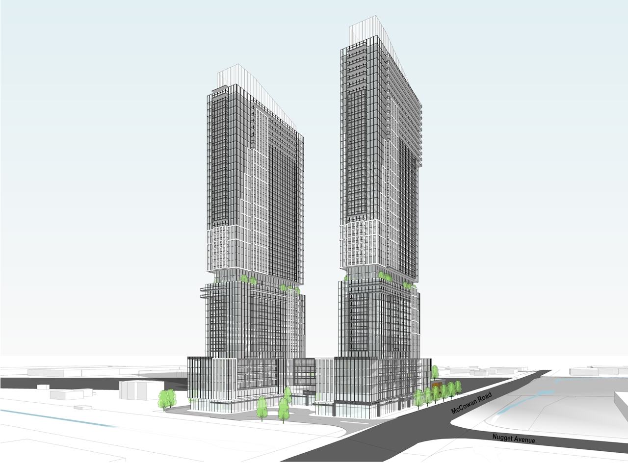 Dual High-Rises Envisioned at McCowan and Nugget in Scarborough