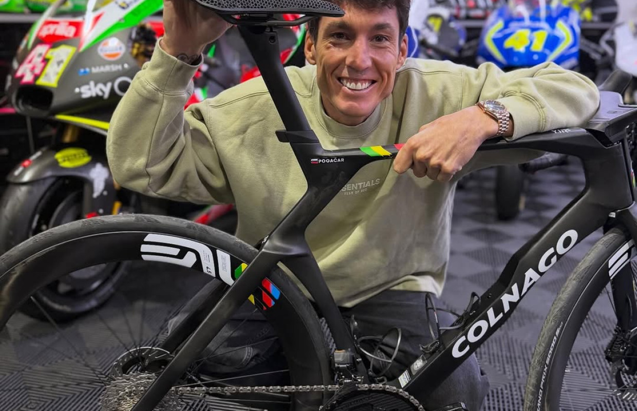 "the racing bike of the best cyclist in history"