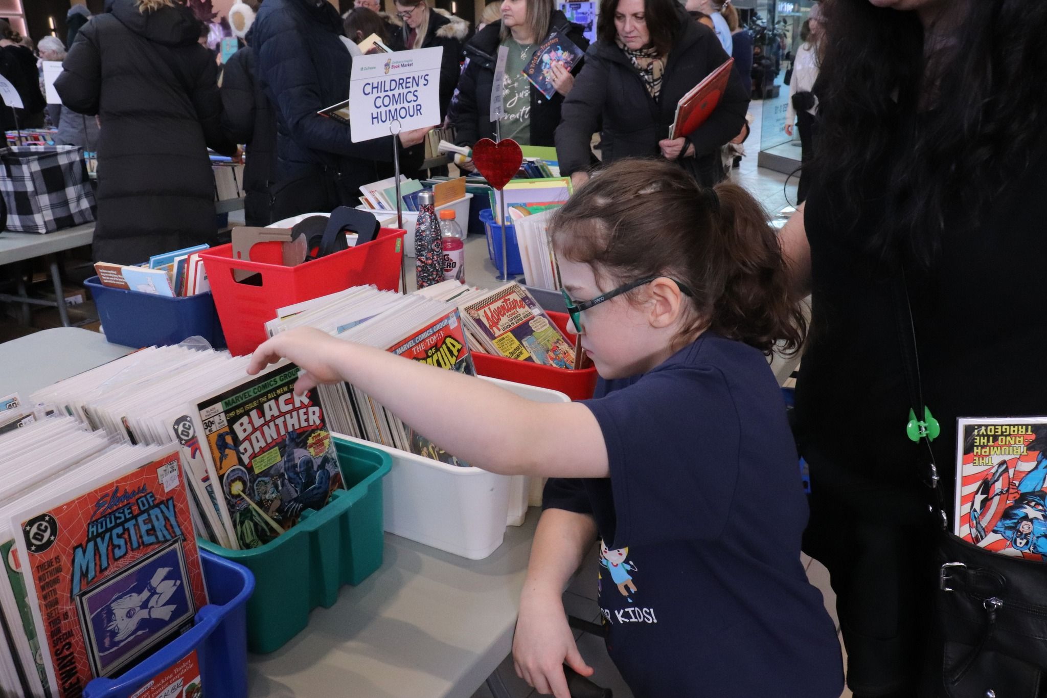 Comic book pop-up sale