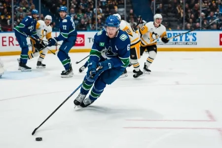 Vancouver Canucks star winger Brock Boeser