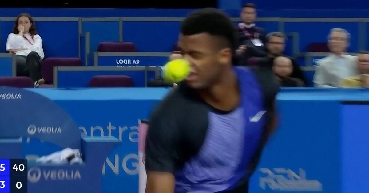 Tennis star retires suddenly after hitting himself in the face during match | Tennis | Sport