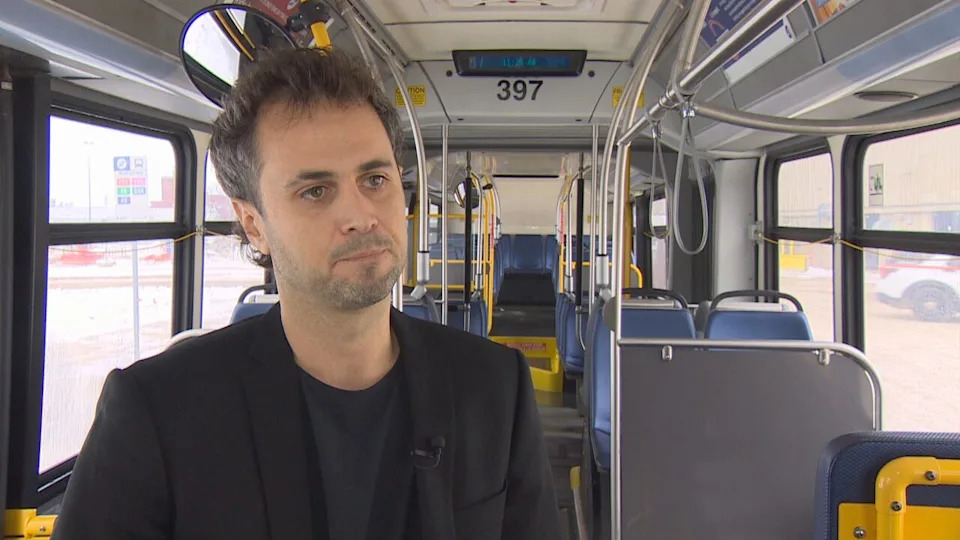 Adam Budowski is a senior transit planner with Winnipeg Transit. He is pictured on Wednesday, Feb. 25, 2026.