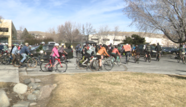 Dozens of cyclists partake in Alex Pretti memorial ride in Reno | Local News