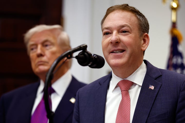 Donald Trump, left, and EPA administrator Lee Zeldin announced this week that they rescinded a scientific finding underpinning nearly all climate change regulations for polluters.