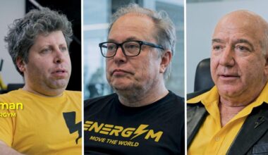 Viral 'Ad' Ages Musk, Bezos, and Altman to Be Imaginary Energym Execs