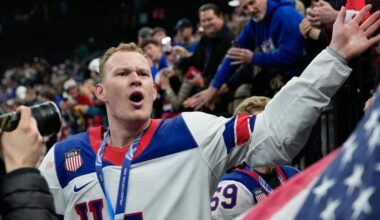 Tkachuk, Sanderson return to Ottawa with gold medals, controversy