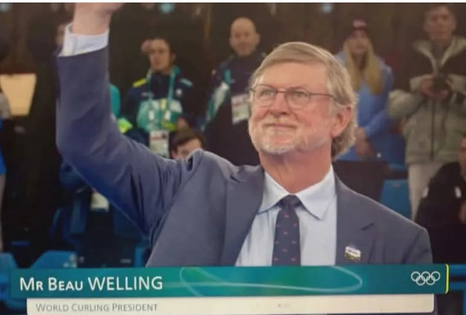Golf course architect Beau Welling is the president of the World Curling Federation.