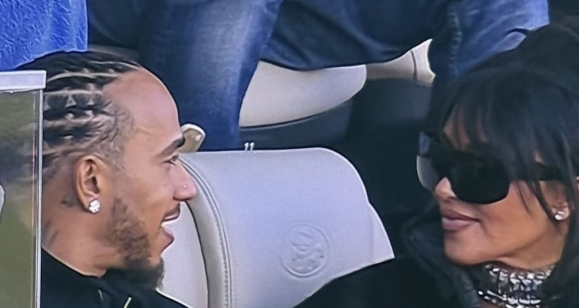 Kim Kardashian & Lewis Hamilton Confirm Relationship at Super Bowl