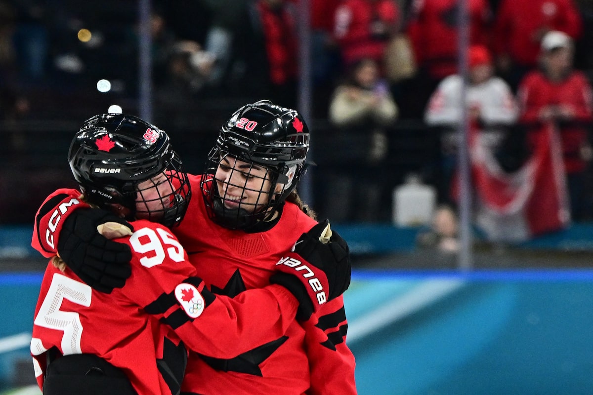 Canada escapes disaster, beating Swiss 2-1 in semi-final and setting up U.S. showdown for gold