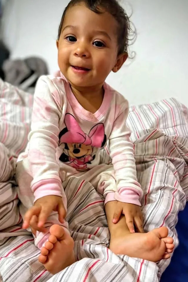 Amalia, the toddler who was allegedly denied medication at Dilley Immigration Processing Center Courtesy of Elora Mukherjee