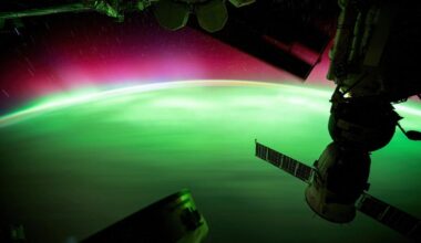A Solar Flare Hit Earth’s Atmosphere, Here’s What The Iss Saw From Orbit
