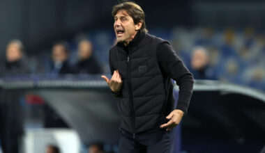 NAPLES, ITALY - FEBRUARY 15: Antonio Conte SSC Napoli head coach during the Serie A match between SSC Napoli and AS Roma at Stadio Diego Armando Maradona on February 15, 2026 in Naples, Italy. (Photo by Francesco Pecoraro/Getty Images)