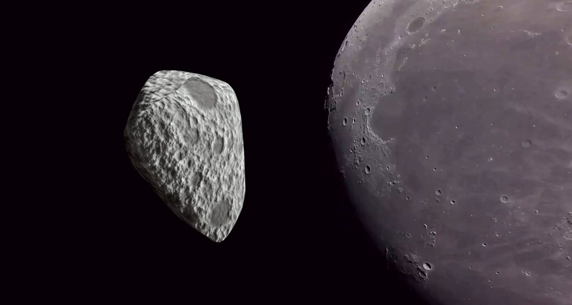 Visible flash, even meteor storms from lunar asteroid strike