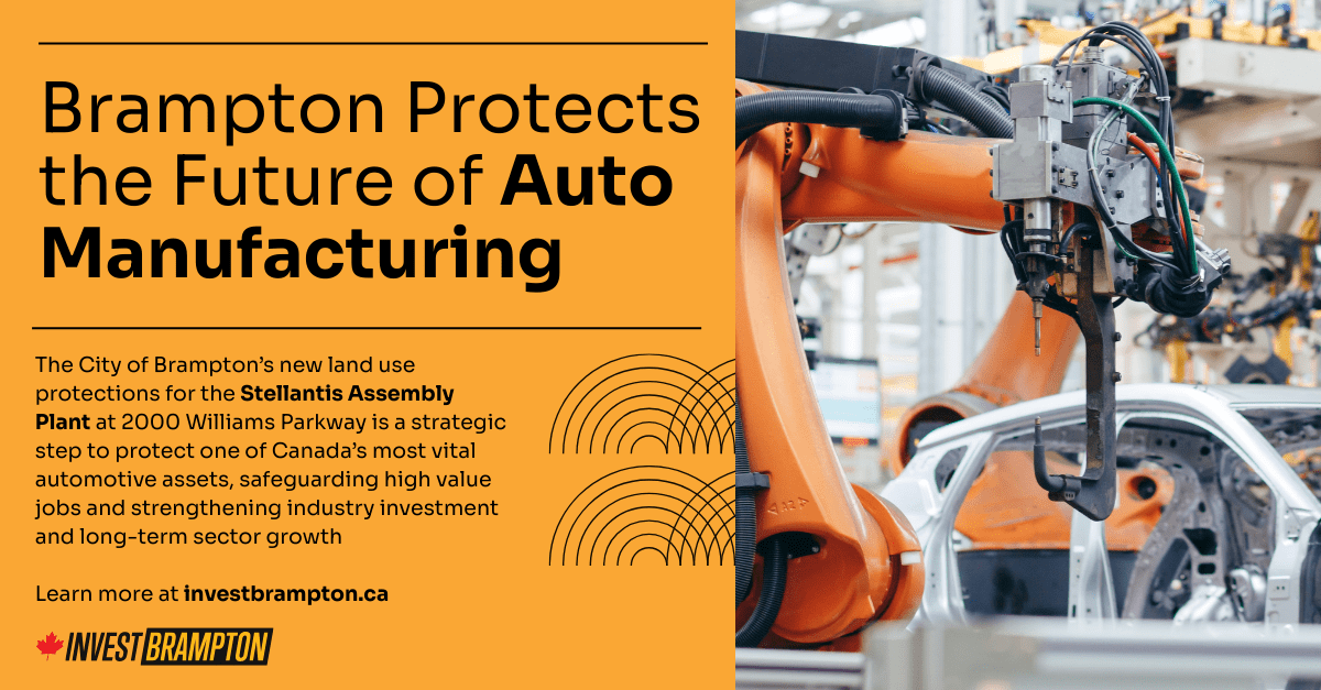 City of Brampton approves motion to protect Stellantis Brampton Assembly Plant lands for automotive manufacturing