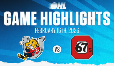 OHL Highlights: Barrie Colts @ Ottawa 67's Feb. 16, 2026