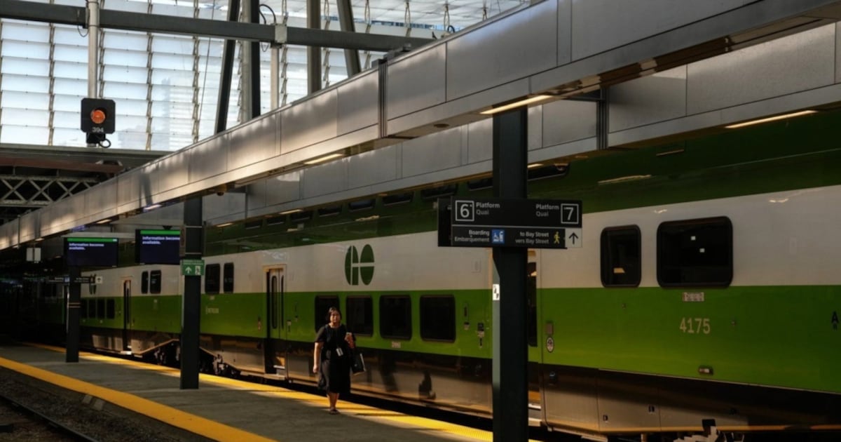 GO train times for Friday