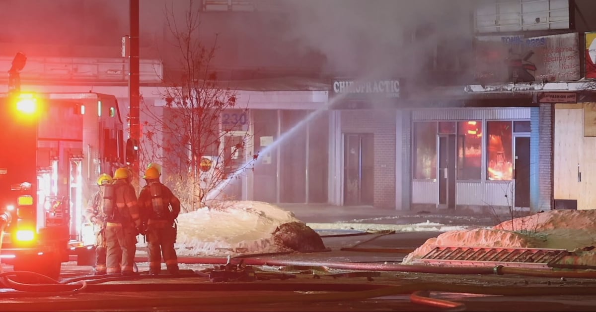 Building that caught fire in Ajax to be demolished