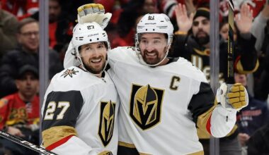 Vegas Golden Knights sit five from Olympic gold-medal game in NHL return against Los Angeles Kings