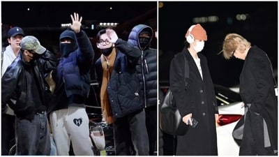 BTS members depart for Dubai, United Arab Emirates, to attend an overseas schedule. (X/@btspicstwt_)