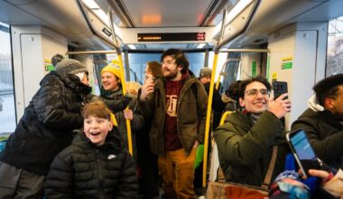 Eglinton Crosstown LRT riders cheer as long-delayed transit line finally starts service - CTV News