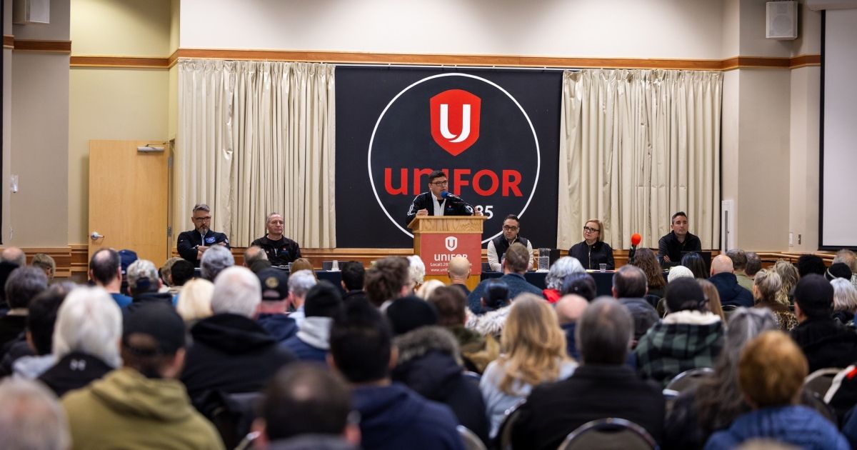 Unifor Local 1285 members push for Stellantis to reverse idling of Brampton Assembly Plant