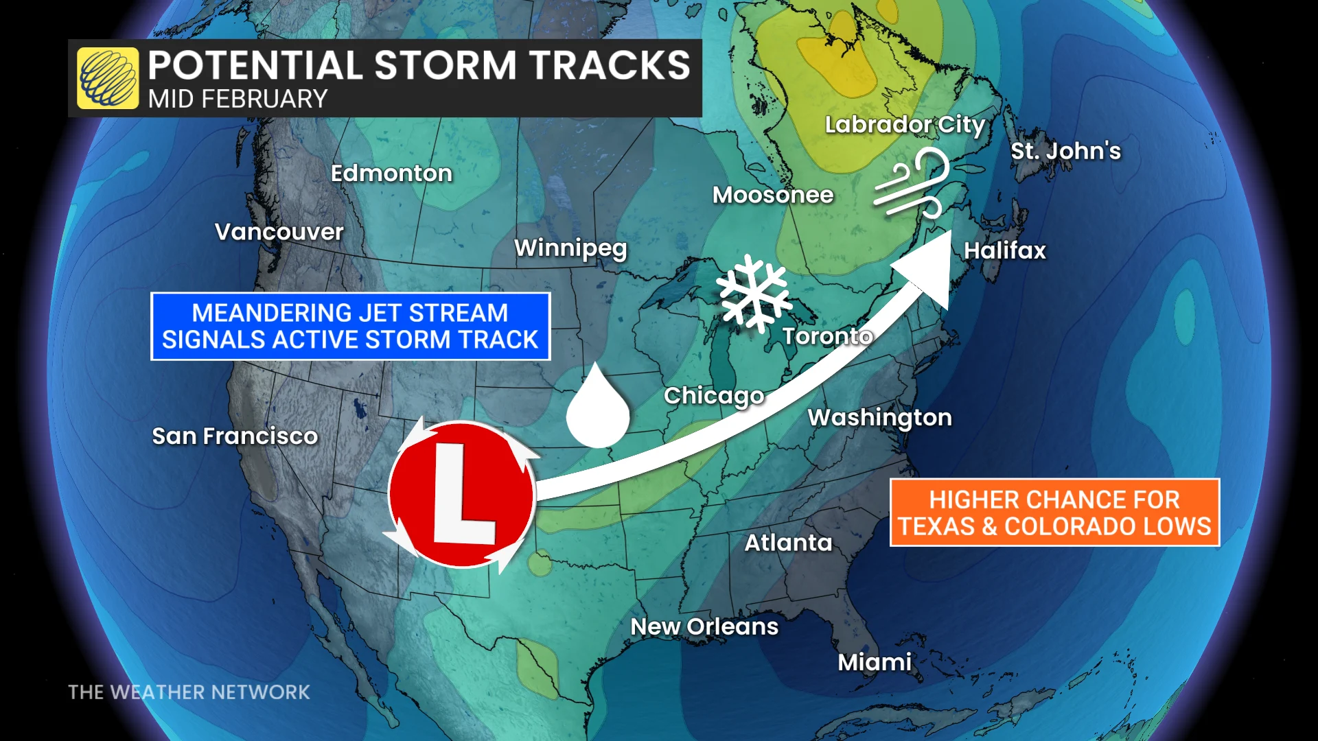 Baron - February storm tracks - Feb 6
