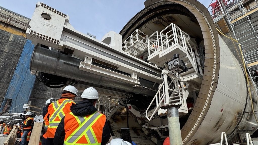 Tunnel boring machine unveiled ahead of Montreal metro blue line expansion