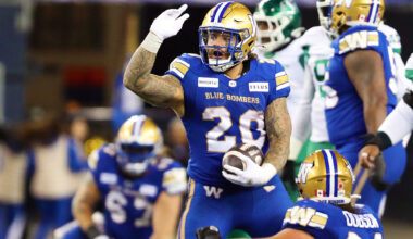 Brady Oliveira headlines TSN's top 50 CFL players for 2025
