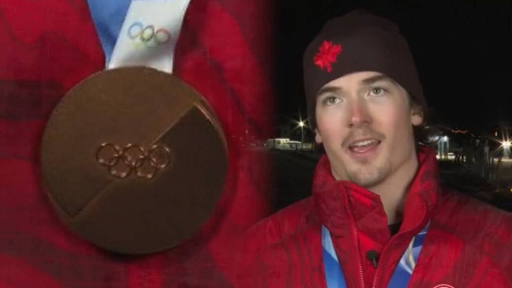 Click to play video: 'Milano-Cortina Olympics: Brendan Mackay speaks after bronze medal win in men’s ski halfpipe'