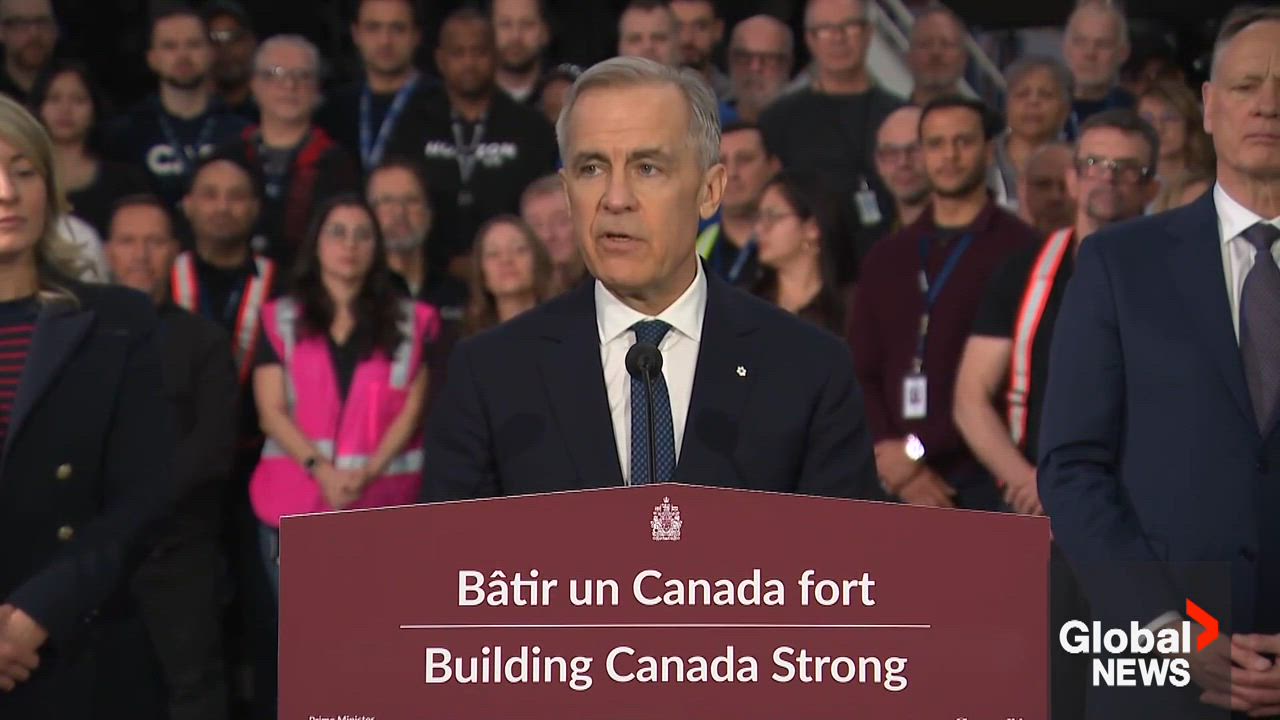Click to play video: 'Carney announces Canada’s new defence industrial strategy'