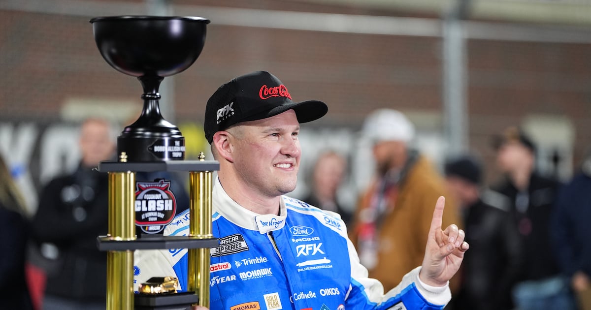 Ryan Preece overcomes sleet, cautions to win The Clash at Bowman Gray