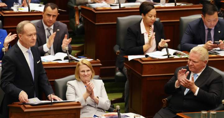 Ontario finance minister says rate of health-care spending is ‘unsustainable’