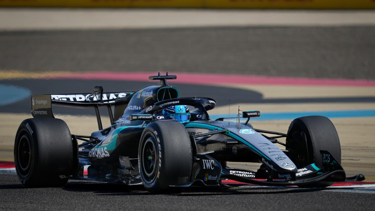 Antonelli leads Russell as Mercedes tops final day of F1 testing in Bahrain