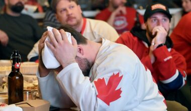 Canadian fans mourn gold-medal hockey loss