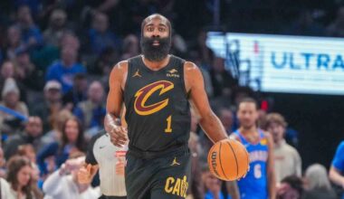 Cavaliers' Harden out vs. Bucks after breaking right thumb
