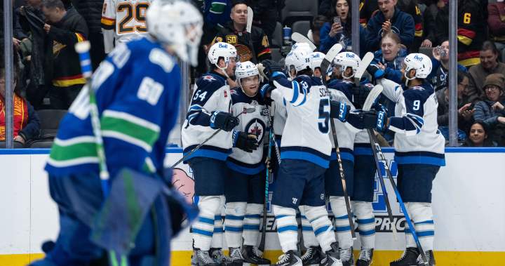 Perfetti’s first career OT goal lifts Winnipeg Jets past Vancouver 3-2 - Winnipeg