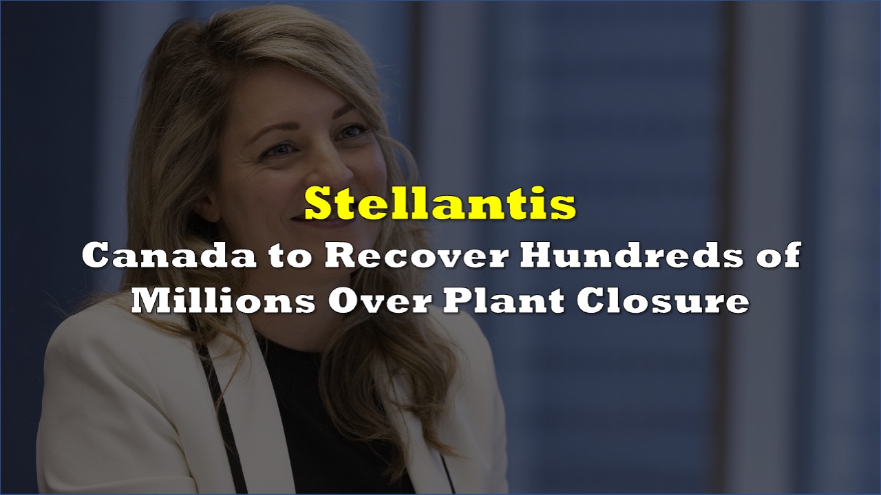 Canada to Recover Hundreds of Millions from Stellantis Over Plant Closure