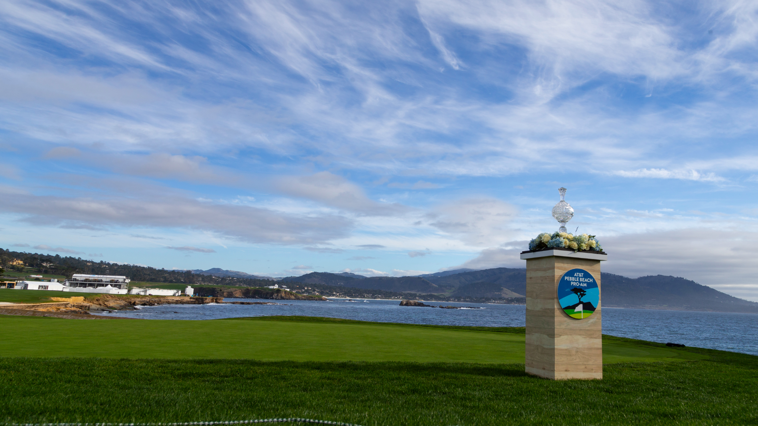 The AT&amp;T Pebble Beach Pro-Am trophy