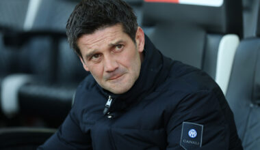 UDINE, ITALY - JANUARY 17: Cristian Chivu, manager of FC Internazionale, looks on ahead of kick off at the Serie A match between Udinese Calcio and FC Internazionale at Stadio Friuli on January 17, 2026 in Udine, Italy. (Photo by Timothy Rogers/Getty Images)