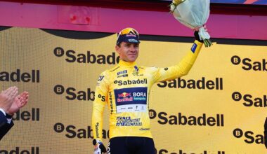 2026 Volta a la Comunitat Valenciana: Remco Evenepoel celebrates overall victory