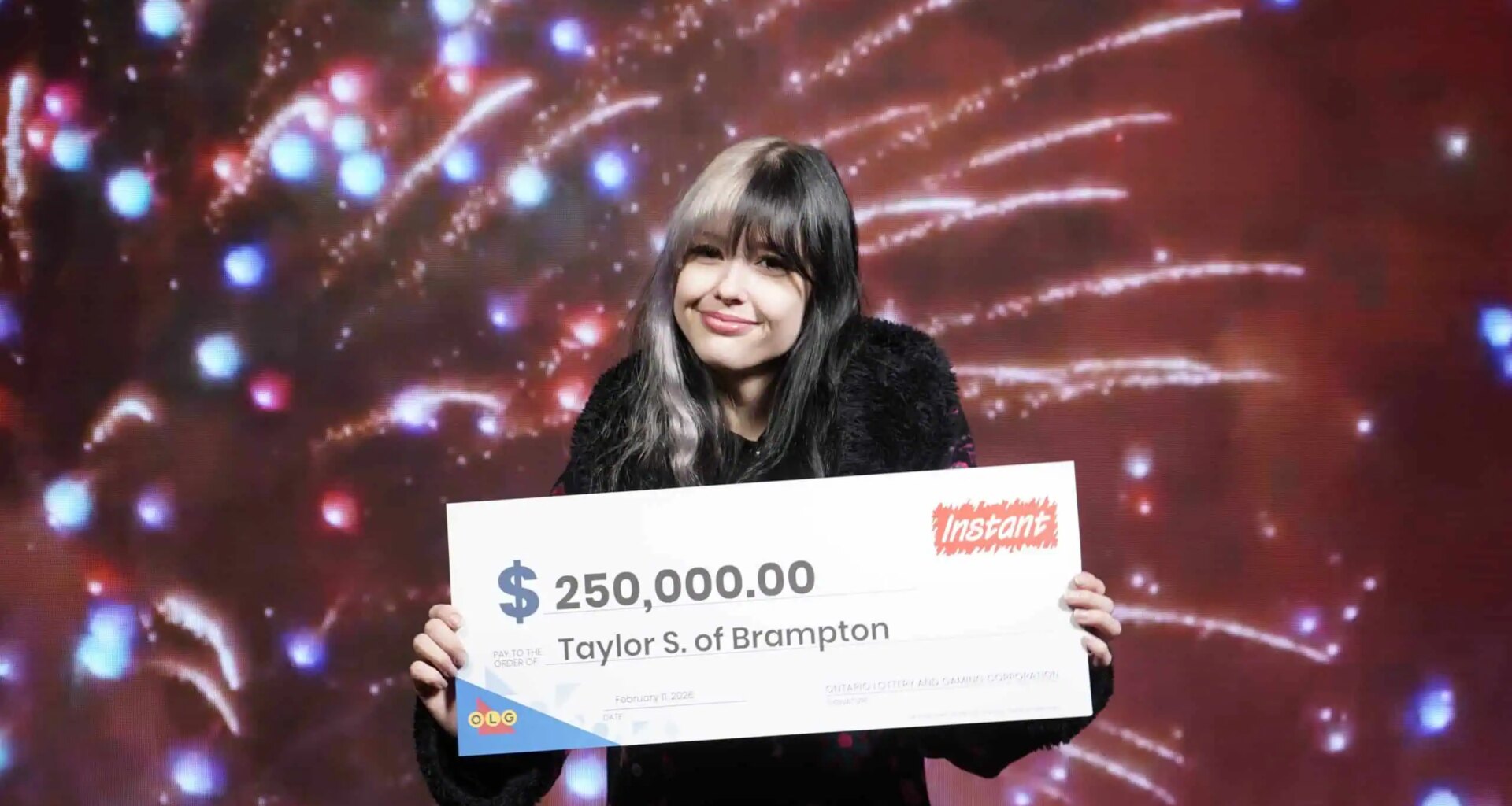 Christmas gift turns into $250K lottery win for Brampton woman