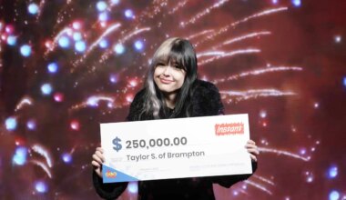 Christmas gift turns into $250K lottery win for Brampton woman