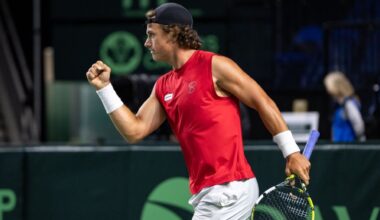 Canada splits Davis Cup qualifier opening matches with Brazil