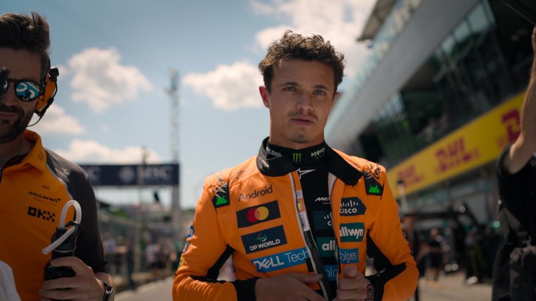 Lando Norris in Season 8 of "Drive to Survive."