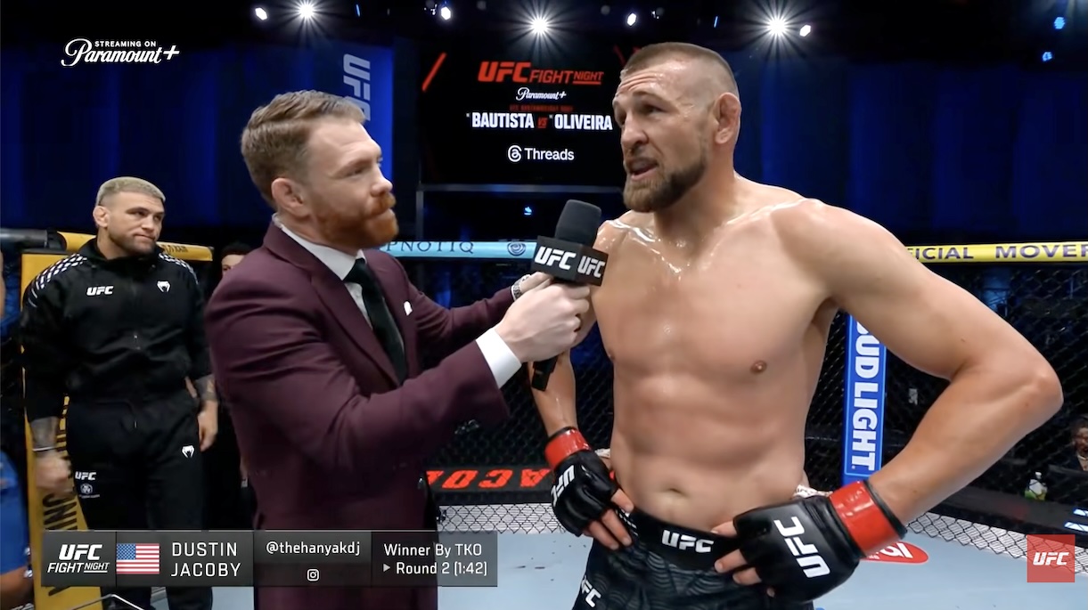 Dustin Jacoby Calls Out Trump for White House UFC Fight