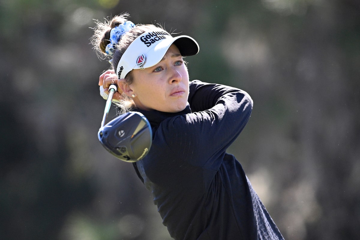 Korda wins LPGA season opener without having to hit a shot on Sunday